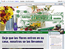 Tablet Screenshot of floristeriarementeria.com